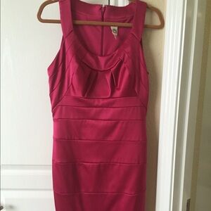 Signature by Sangria Pink Sleeveless Dress